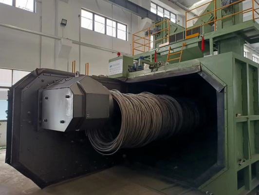 プレストレスの鋼糸産業用ワイヤショットブlastingマシン 6m x 5m 50T容量