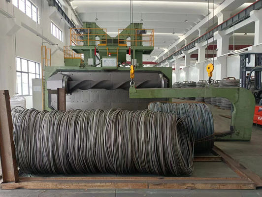 スプリングタイプワイヤストッドショットブレッシングマシン PMW 4350 年間生産量300台