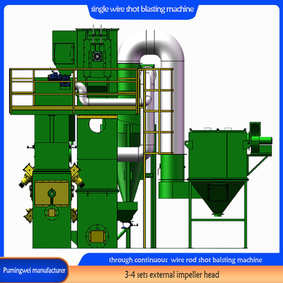37/30/22 Kw/Piece PMW-DX3-22/38 シングルオンラインワイヤストッドショットブレーシングマシン5.5-42mm