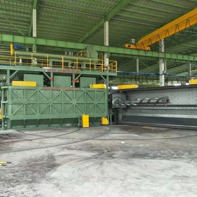 鉄鋼鉄線産業用の特殊用ワイヤショットブースト機 70トンの重量