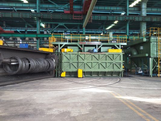 PMW5300 スウィング ドア ワイヤ ストッド ショット 吹き荒れる砂 吹き荒れる機械 設備 16.8x12.4x5.8m