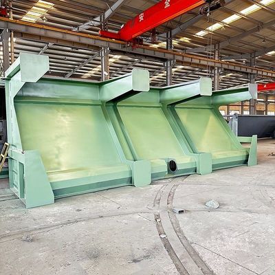 高潔度 緑色 二重ステーション 丸い線 ショット 吹き飛ばし 機械 調整可能な色