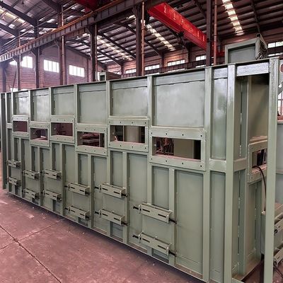 フリップドア型金属ワイヤショットブレーシングマシン 腐食除去と脱腐料コスト