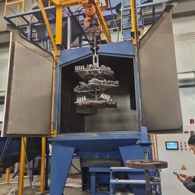 GB標準鋼鋳造と鍛造機械のための頑丈なフックショット吹き飛ばし機械