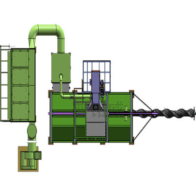 引換可能な移動型マンドルワイヤストッドコイルショット・ブレッシング・マシン