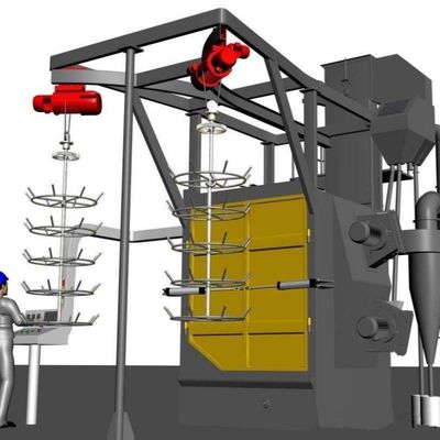 電気燃料 鉄鋼産業の推進のための 吊り上げショット 吹き飛ばし機