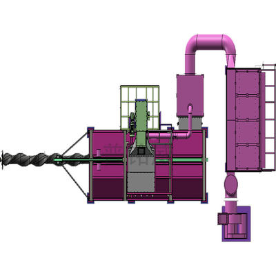 カスタマイズ可能なワイヤストッドコイルショットブレーシングマシン 2-4 ロール / 時間 0.2-0.3%ワイヤ損失