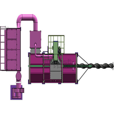 カスタマイズ可能なワイヤストッドコイルショットブレーシングマシン 2-4 ロール / 時間 0.2-0.3%ワイヤ損失