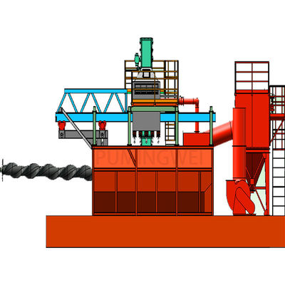 パーソナライズされたPumingweiワイヤストッドコイルショットブレッシングマシン ワイヤレンジから6.5-42mm
