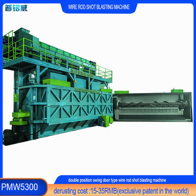 電気ワイヤ棒コイルショットブレッシングマシンとダブルポジションワークモード 最良の選択