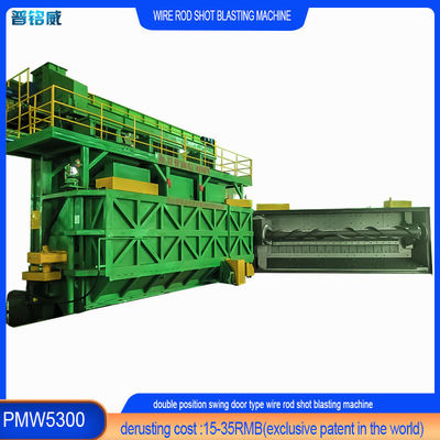 ワイヤ表面剥削 パミンウェイ 3D 吹き飛ばしホイール 配置 自動ショット吹き飛ばし機