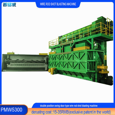 ワイヤ表面剥削 パミンウェイ 3D 吹き飛ばしホイール 配置 自動ショット吹き飛ばし機