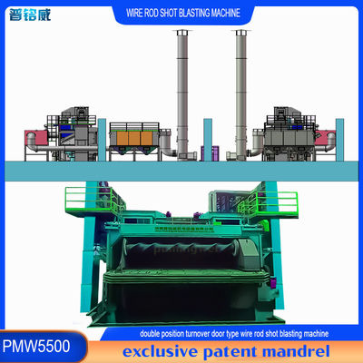 ステンレス鋼製品用ワイヤストッドコイルショットブレッシングマシン 0.2-0.3%ワイヤ損失