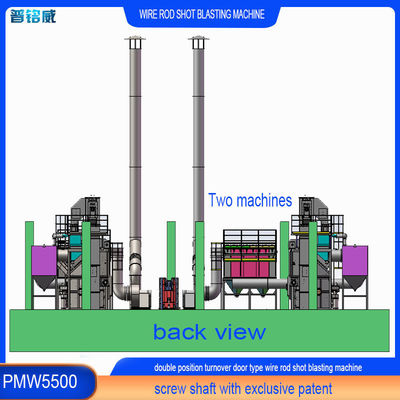 12.5*5.5*6.4m ワイヤー・スティック・コイル・ショット・ブレーシング・マシン