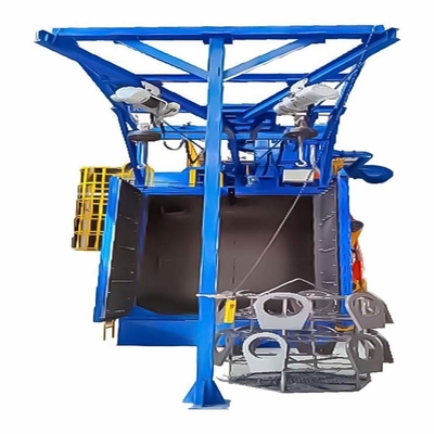小型スピナーハンガーショット吹き飛ばし機 2つの吹き飛ばし車輪自動化が容易になりました