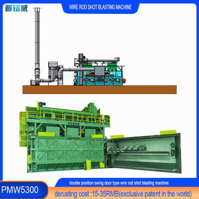 2色ワイヤストッドコイル ワイヤ表面脱毛のためのショットブレーシングマシン