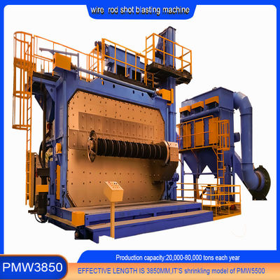 防腐周波数制御 ワイヤストッドコイル ショット・ブレッシング・マシン PMW3850 10-20 R/Min