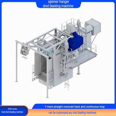 2500kg 強力なスピナーハンガーショットブレーシングマシン