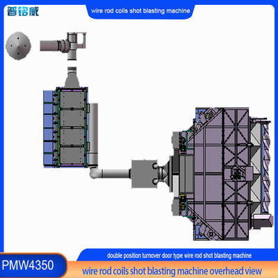 パーソナライゼーション 二重マンドル ワイヤ ストッド ショット 噴金 鋼表面 吹き飛ばし 機械