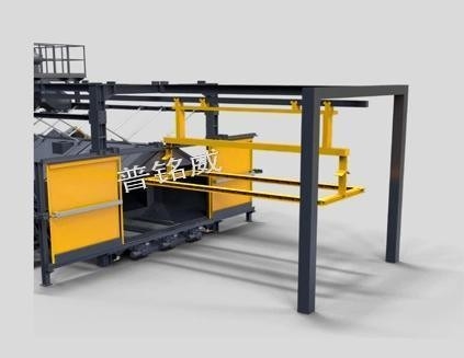 炭素鋼Q6930g ロールコンベヤー 鉄鋼構造のためのショットブースト機 1