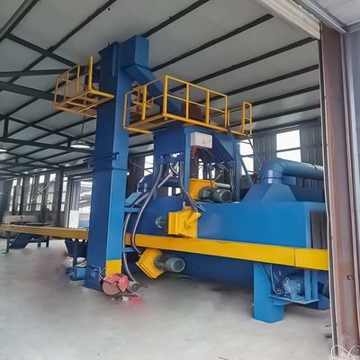 Q69 シリーズ ロールコンベヤー 工品表面処理のためのショットブレッシングマシンを通して