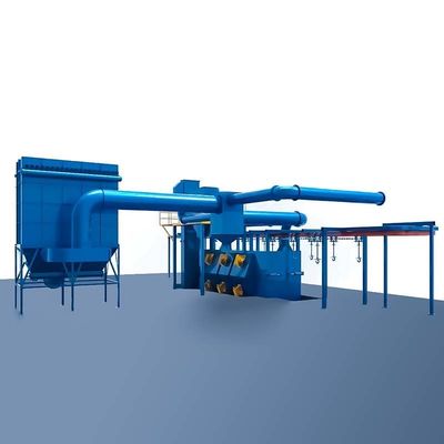 ローラーコンベア H ビーム 鋼鉄 ショット ブlasting マシン 1 年間の販売後サービス