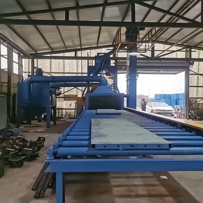 ローラーコンベア H ビーム 鋼鉄 ショット ブlasting マシン 1 年間の販売後サービス