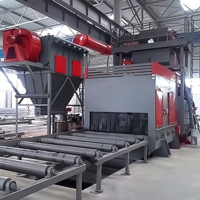 Q69シリーズローラーコンベヤー 造船所の作業部位表面の清掃のための熱吹き機