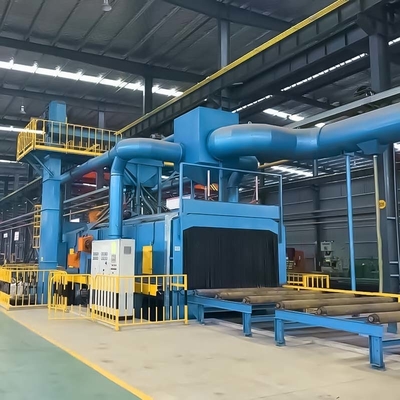 Q69シリーズローラーコンベヤー 造船所の作業部位表面の清掃のための熱吹き機