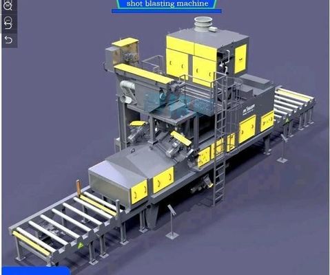 電動燃料 多種モデル ローラーコンベヤー ショット ブラスト 掃除機 2024