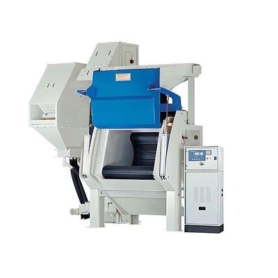 電気用ゴム製 鉄面脱脂用ショットブレーシング機