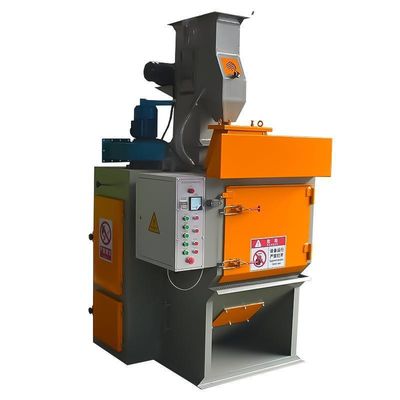 ゴムクローラー型自動化付きの不粉鋼垂直ショットブースト機