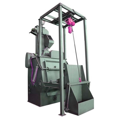 ゴムトラッキングショット吹き飛ばす機械 作業部品の表面を清掃する パーソナライズされた設計