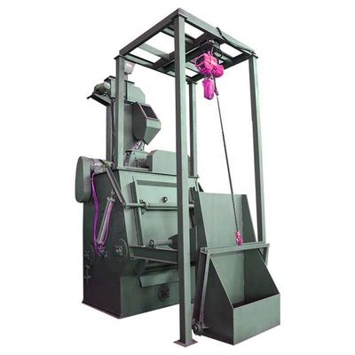 高潔度ゴムタムブルベルトショットブラッシングマシンとナッツとボルトの清掃