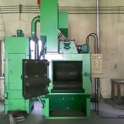 高潔度ゴムタムブルベルトショットブラッシングマシンとナッツとボルトの清掃