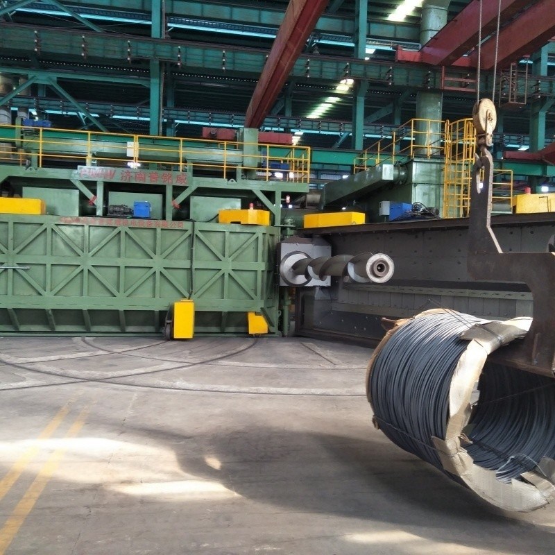 オーダーメイド可水平丸いワイヤーショットブレッシングマシン Pmw5300 7-15t生産