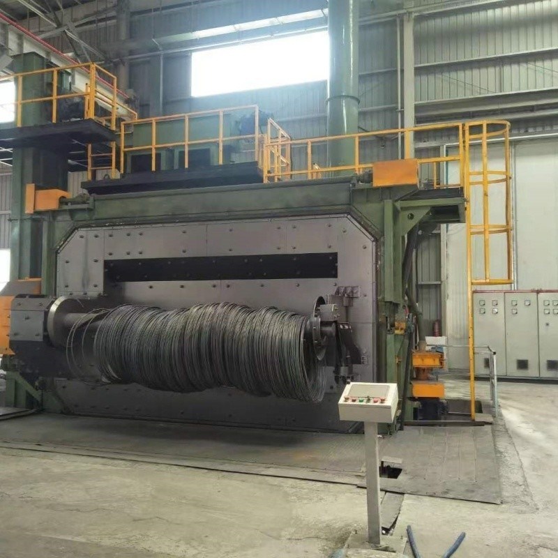 固定材産業用 調整可能なワイヤストッドショットブレッシングマシン 容量80トン