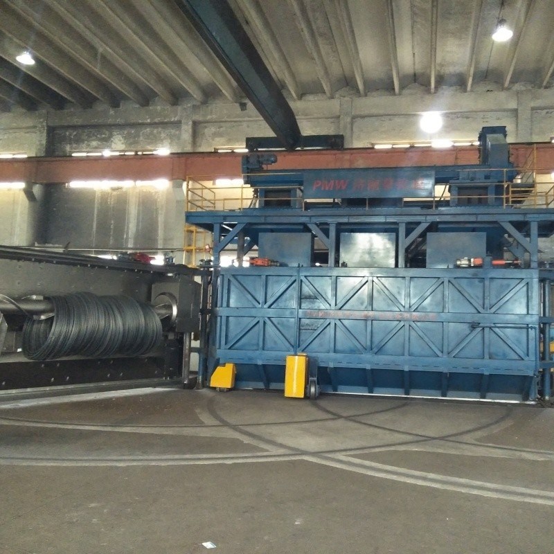 横ドア型 丸いワイヤショットブレーシングマシン PMW5300 重量ブレーシング用