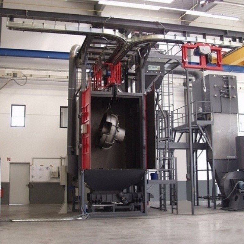 電気吊り付け用アクセサリー 高い効率のための防腐ショットブレッシングマシン