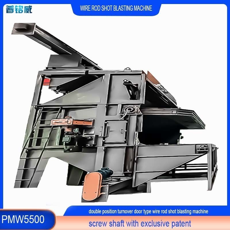 高速鋼鉄ワイヤー産業 電動ワイヤ棒コイル ショット 吹き飛ばし 機械 電動