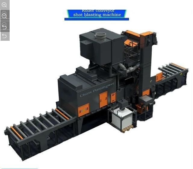 高コンベクション前加熱ロールコンベヤー ショットブレッシングマシンと1つと製品