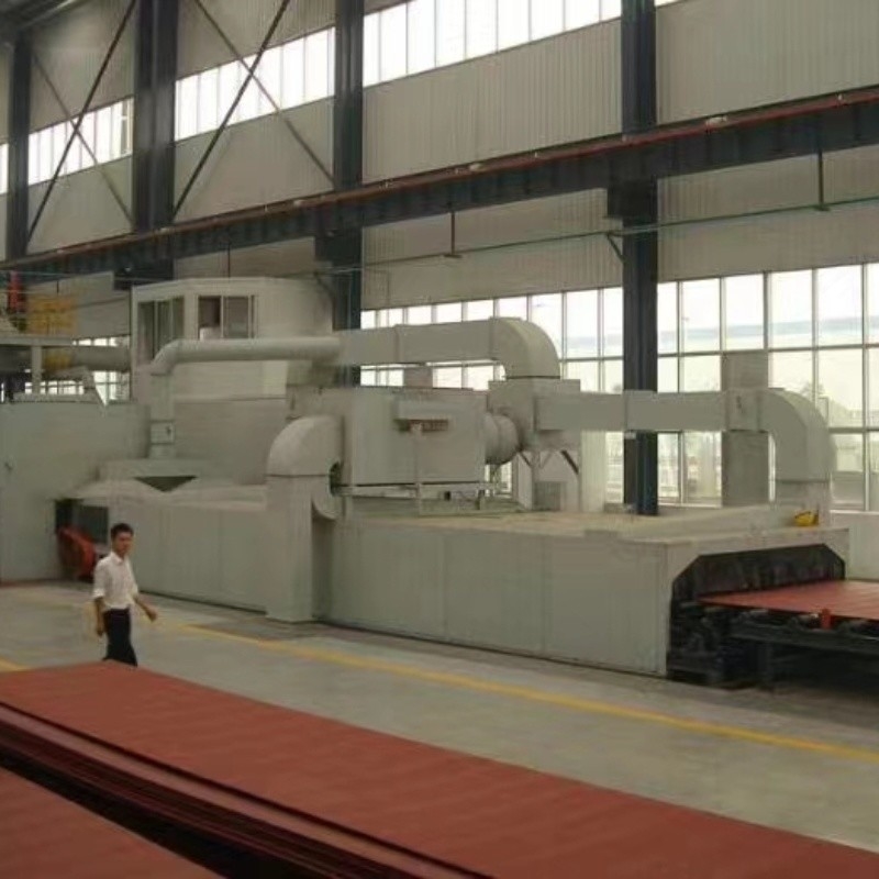 10m × 3m ローラーテーブル 鉄鋼構造工業用 砂吹き機