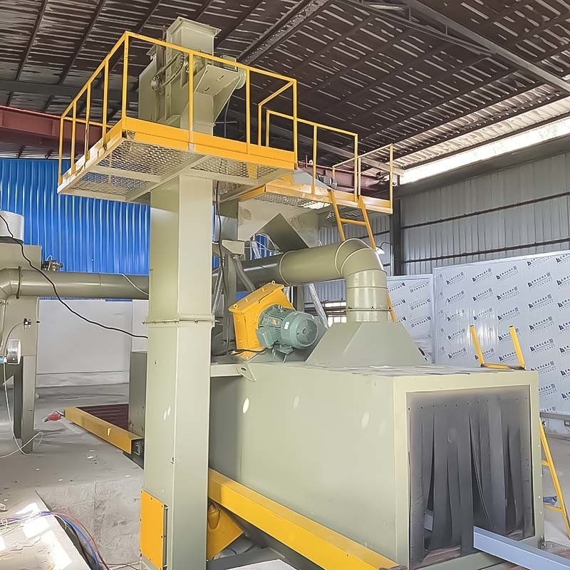 Q69シリーズローラーコンベヤー 造船所の作業部位表面の清掃のための熱吹き機